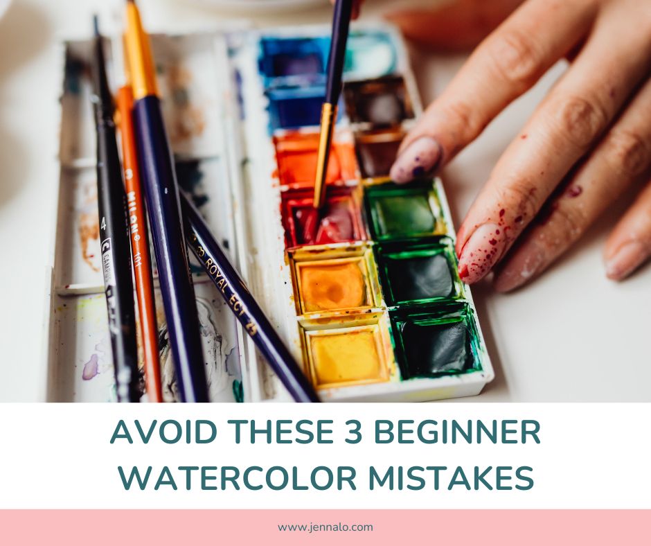 Avoid these 3 beginner watercolor mistakes