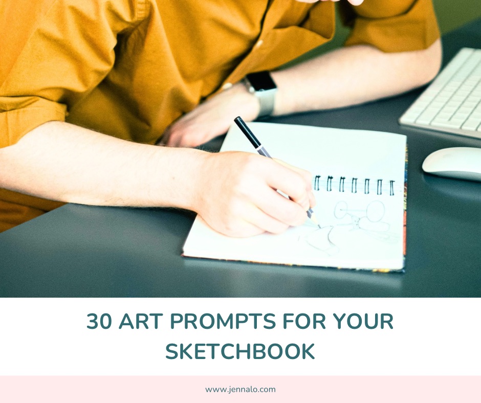 30 art prompts for your sketchbook